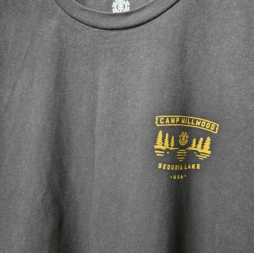 Element Black T-Shirt with Gold Logo XL - Picture 3 of 7